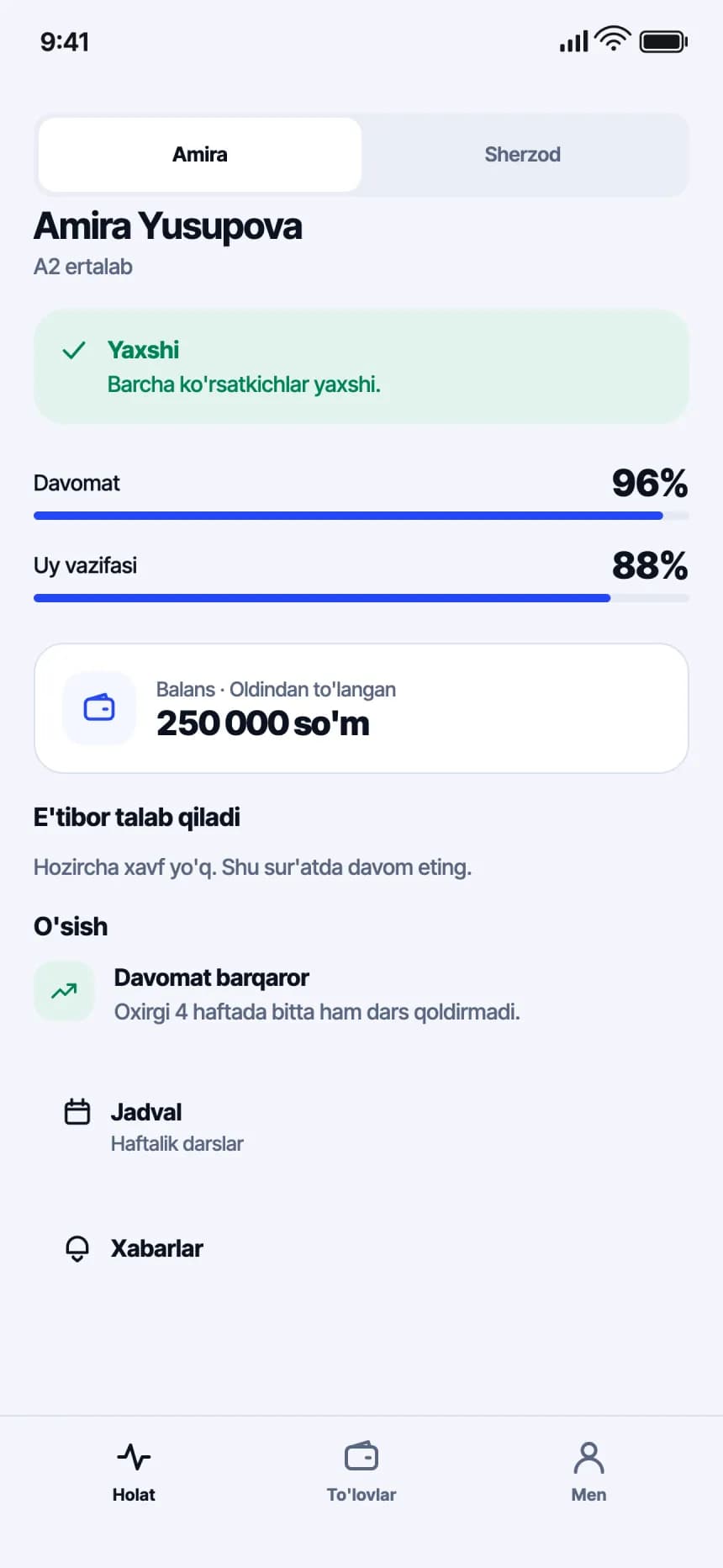 Ilmus Ota-ona: Farzand holati